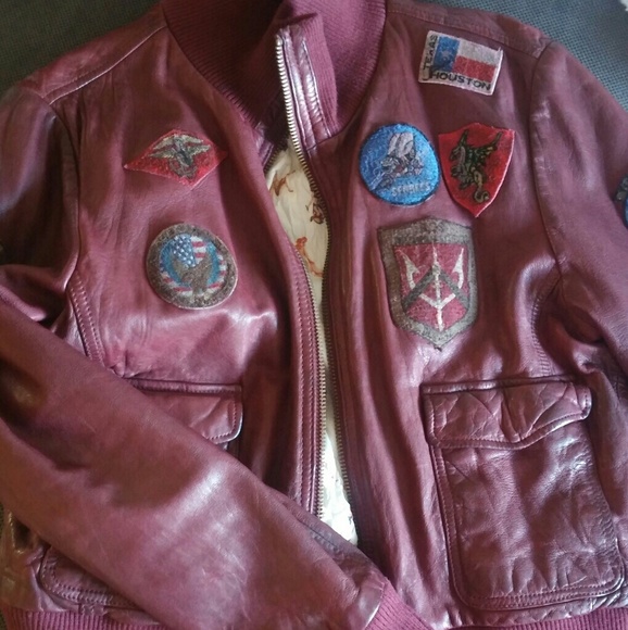 Miss top gun leather jacket - Picture 4 of 5